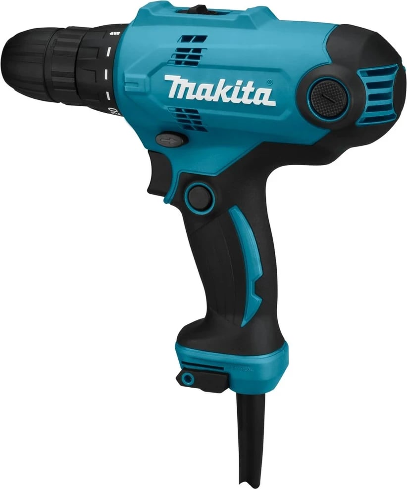 Vidafiks Makita DF0300, 1500 RPM, pa çelës, 1.2 kg, zi/blu
