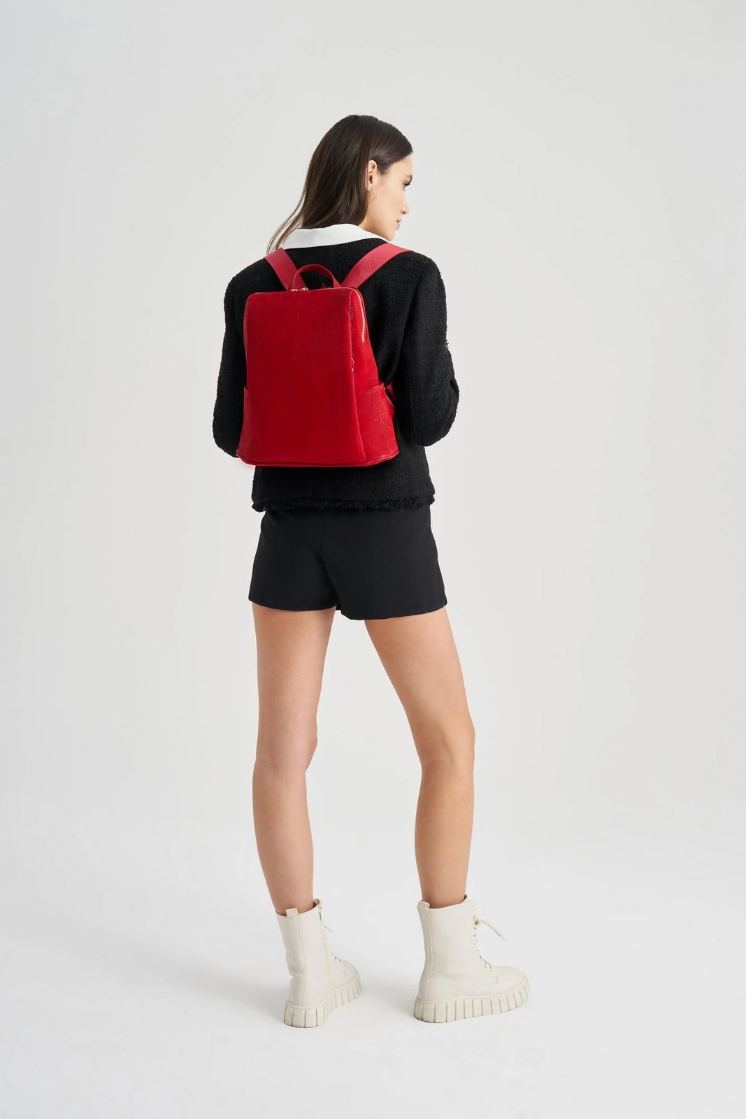 Çantë shpine Lucky Bees, e kuqe, 1217