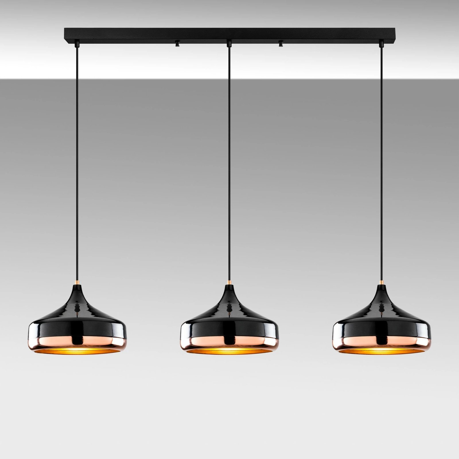 Llambë tavani Opviq, Yildo - L-253 - 1, ngjyrë e zezë