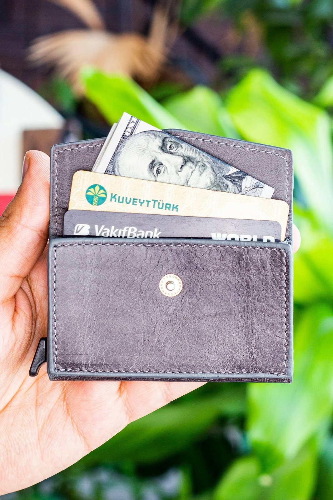 Mbajtës kartelash Zoozie Bags, Pera, ngjyrë gri