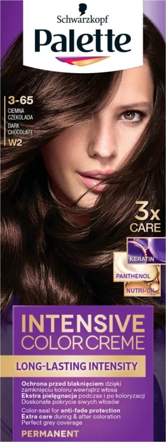 Ngjyrë për flokë Palette 3-65  Dark Chocolate, 50 ml