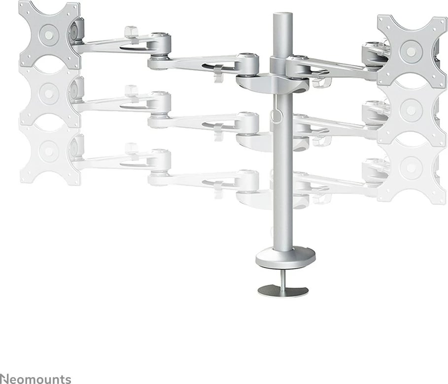 Mbajtës monitori Neomounts FPMA-D935DG, Grommet, 6 kg, 27", Silver