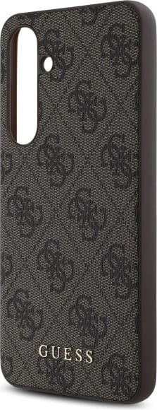 Mbështjellës Guess 4G Metal Gold Logo për Samsung Galaxy S24 FE S721, Kafe Mbështjellës Guess 4G Metal Gold Logo për Samsung Galaxy S24 FE S721, Kafe