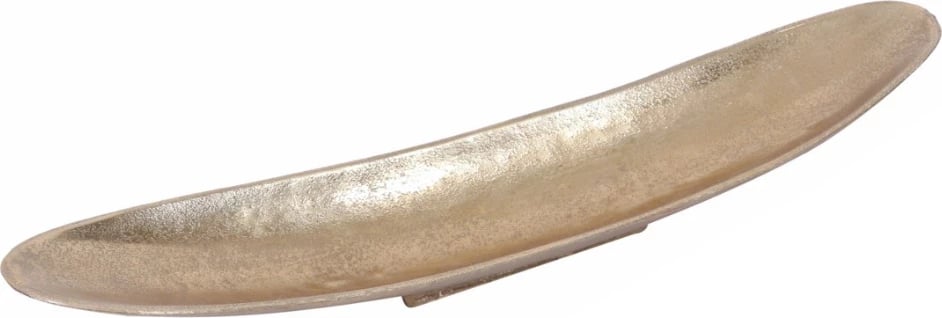 Tabaka dekorative HUIPIL, alumin, ngjyrë ari, 43x9x5 cm