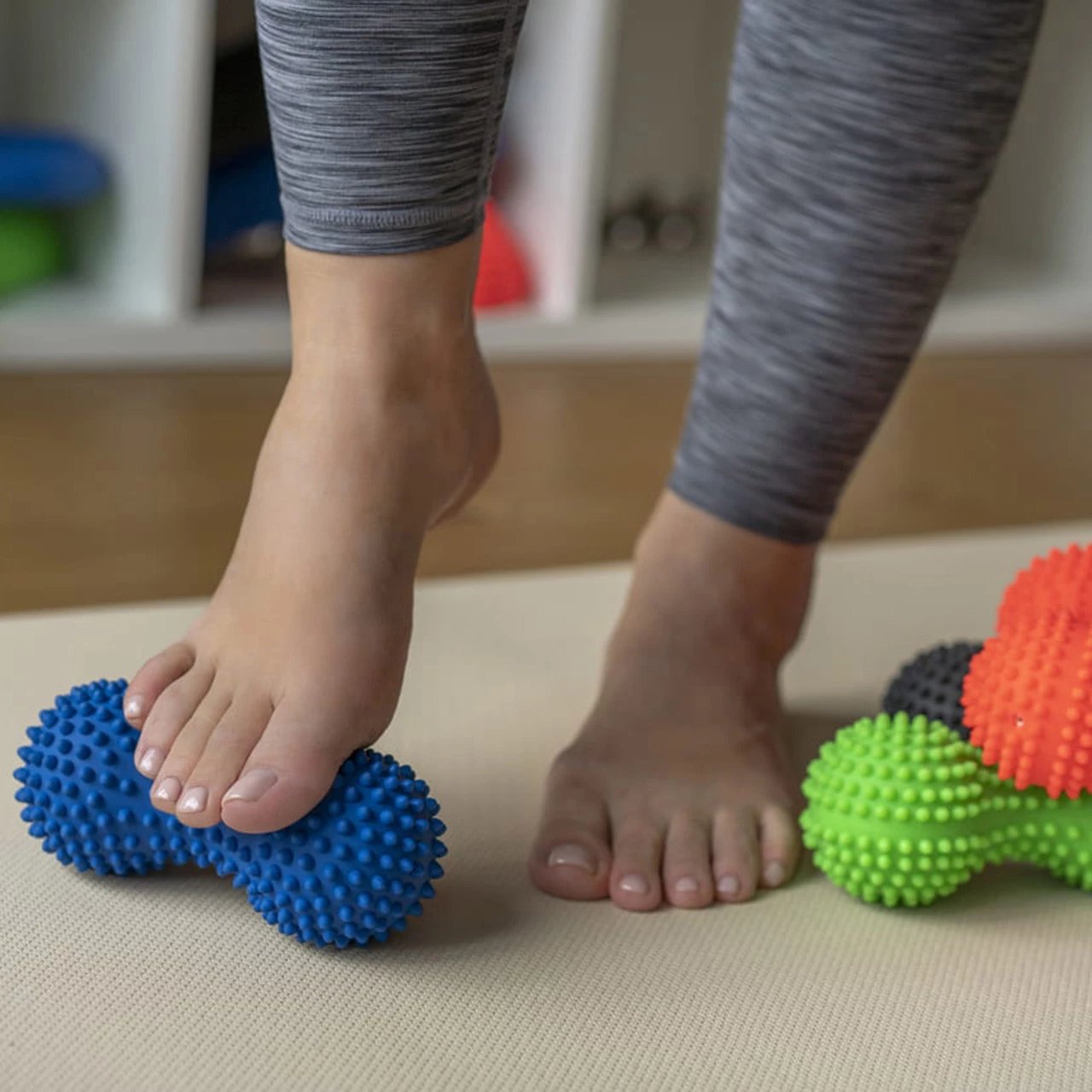 Roller masazhi për fitnes AM Tullo, blu