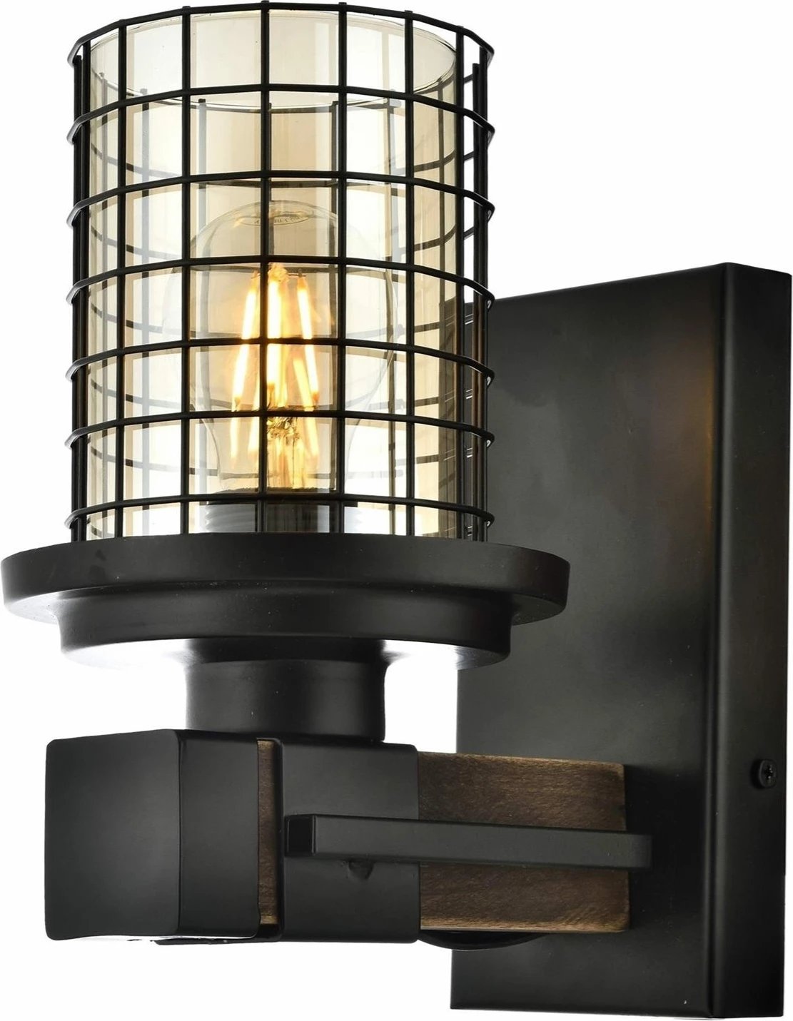 Llambë muri Opviq, AP-4216-1E, e zezë dhe ari