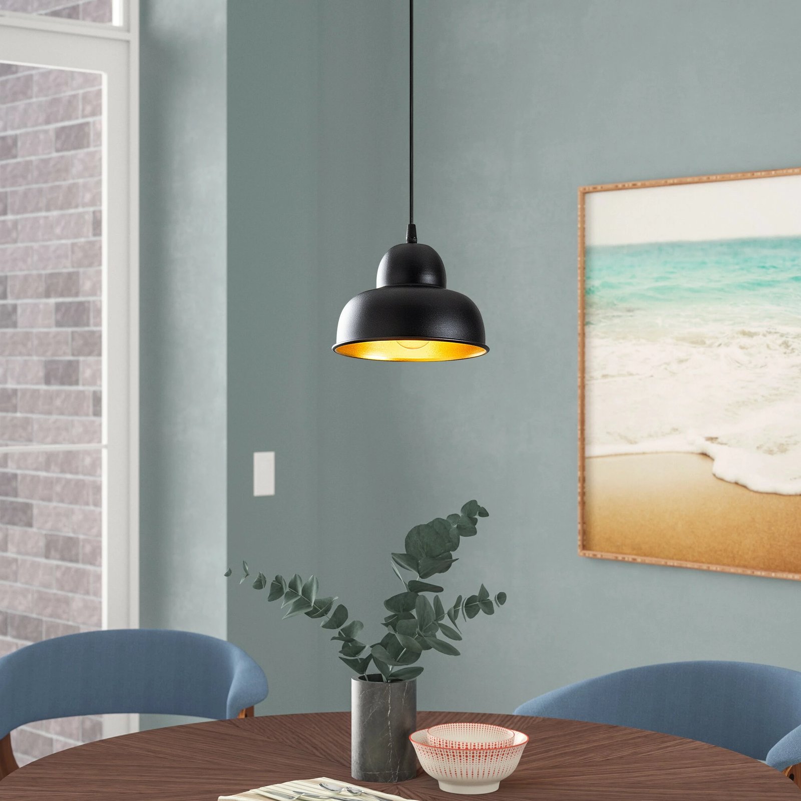 Llambë tavani Opviq Berceste, e zezë, 180BLACK-S