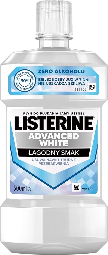 Shpëlarës goje Listerine Advanced White 500ml