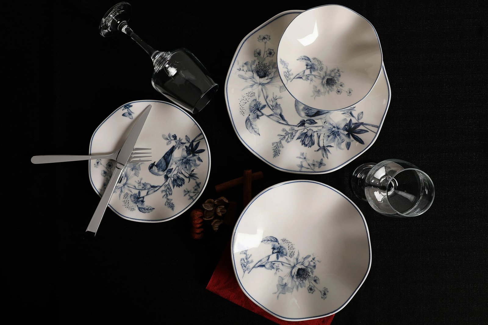 Set enësh për drekë (24 copë), Hermia, GBSNES24Y4E1891