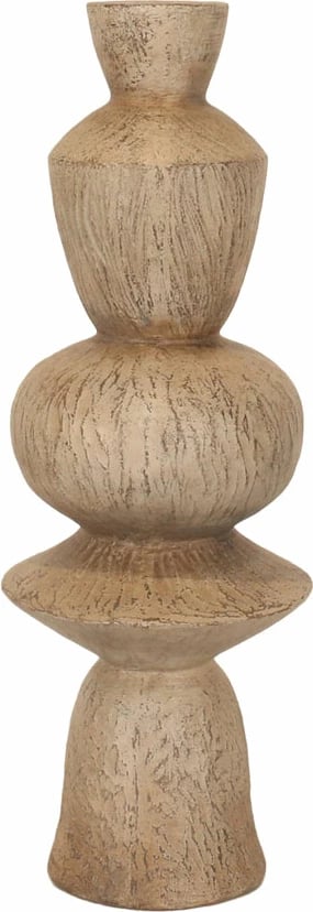 Vazo AEON, ngjyrë gri antike e çelët, 25.5x25.5x71cm