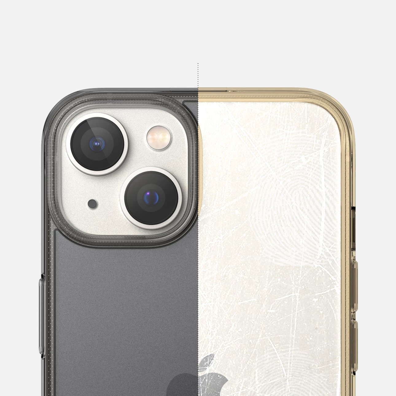 Mbështjellës Ringke Fusion Matte për iPhone 14 Plus, gri gjysmë-transparent