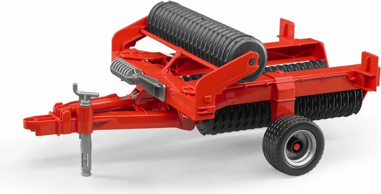 Lodër makineri bujqësore BRUDER Folding Cambridge Roller BR-02226, plastikë, e kuqe