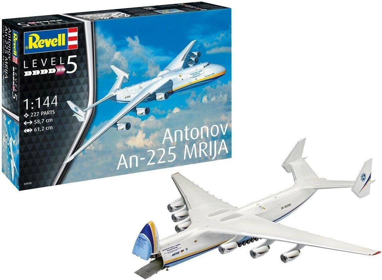 Model plastik Revell Antonov AN-225 Mriya, 1:144, 227 pjesë