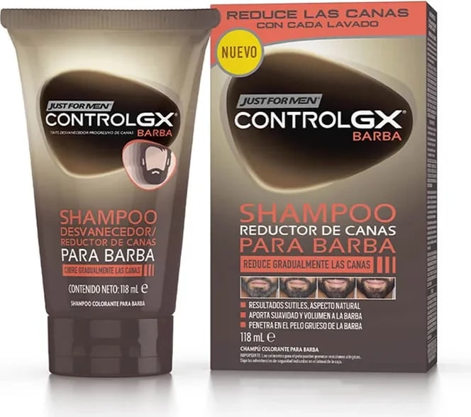 Shampon për mjekër Just For Men Control GX për meshkuj, 118ml