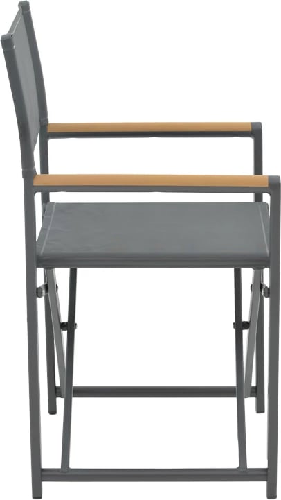 Set tavoline me karrige për terasë Kliton-Mabu, alumin, ngjyrë antracit, 80x80x74cm, 5 copë