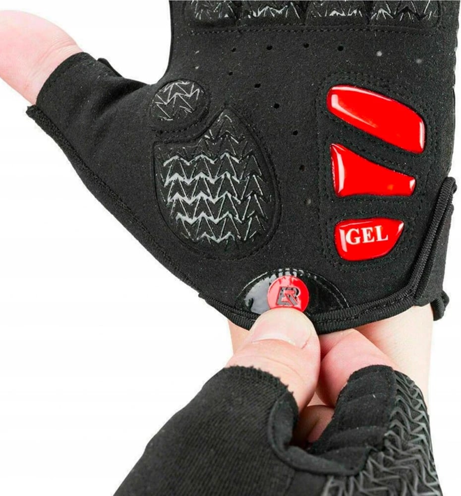 Doreza çiklizmi Rockbros S169BR, XL, xhel, e zezë/e kuqe