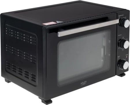 Furrë elektrike, Adler AD 6025, 35L, konvekcion + rrotisserie, 1500W, e zezë