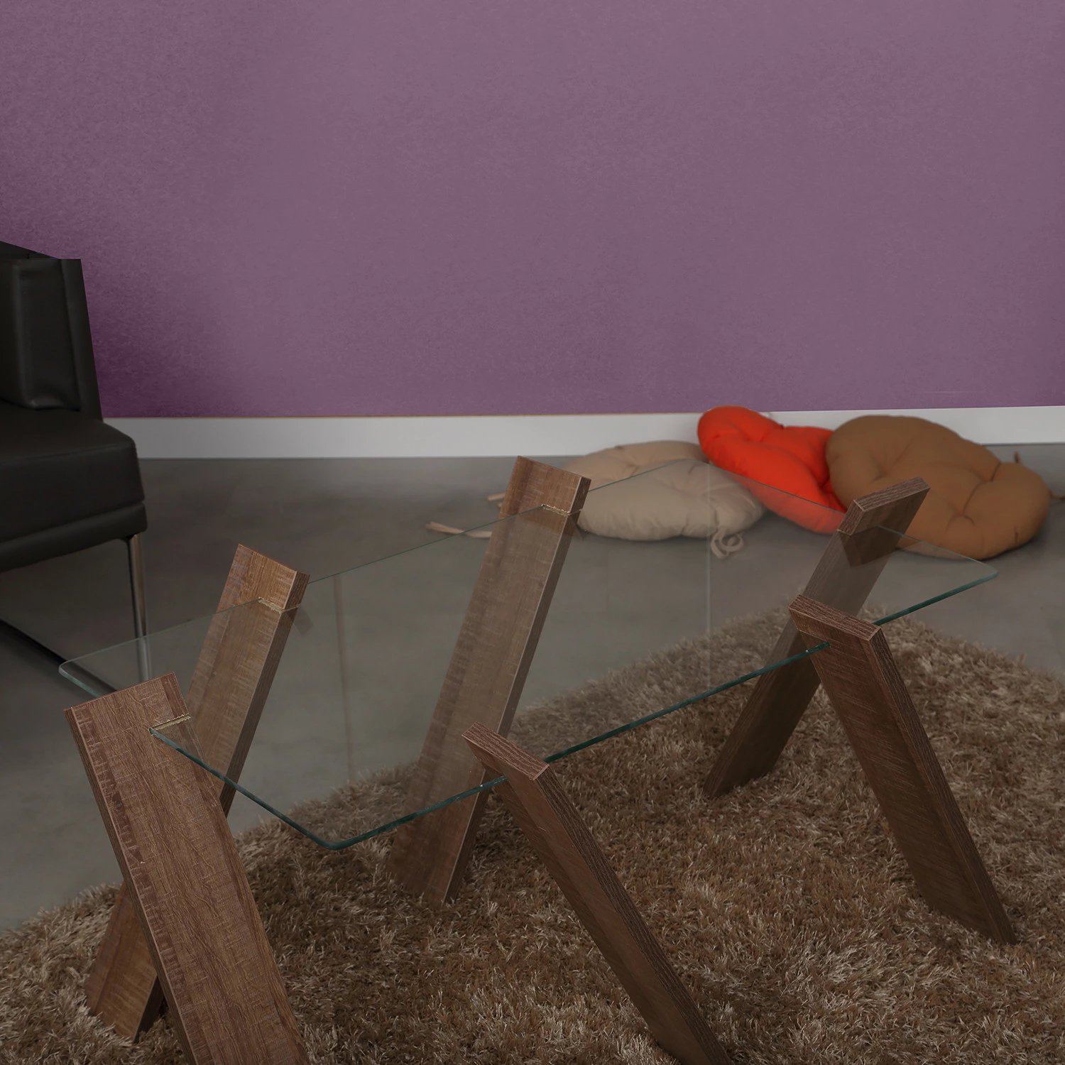 Tavolinë kafeje Hanah Home, Roman Maxi, ngjyrë lisi e errët