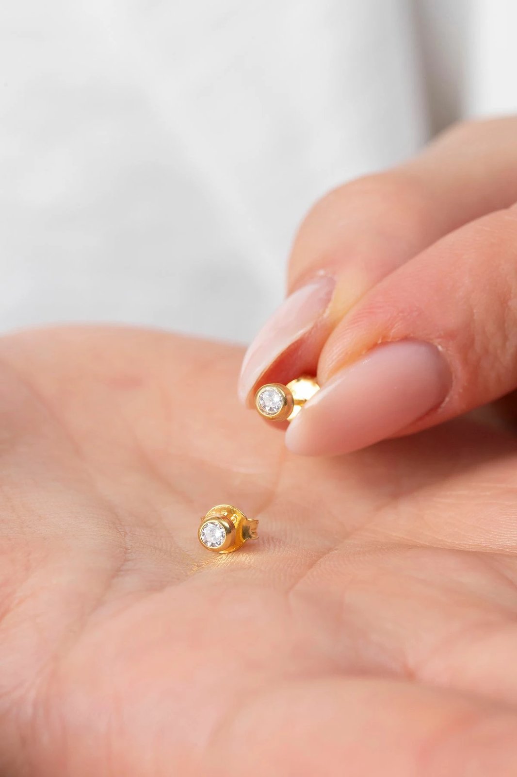 Vathë argjendi Elika Silver, ngjyrë ari, ELKMD50598A