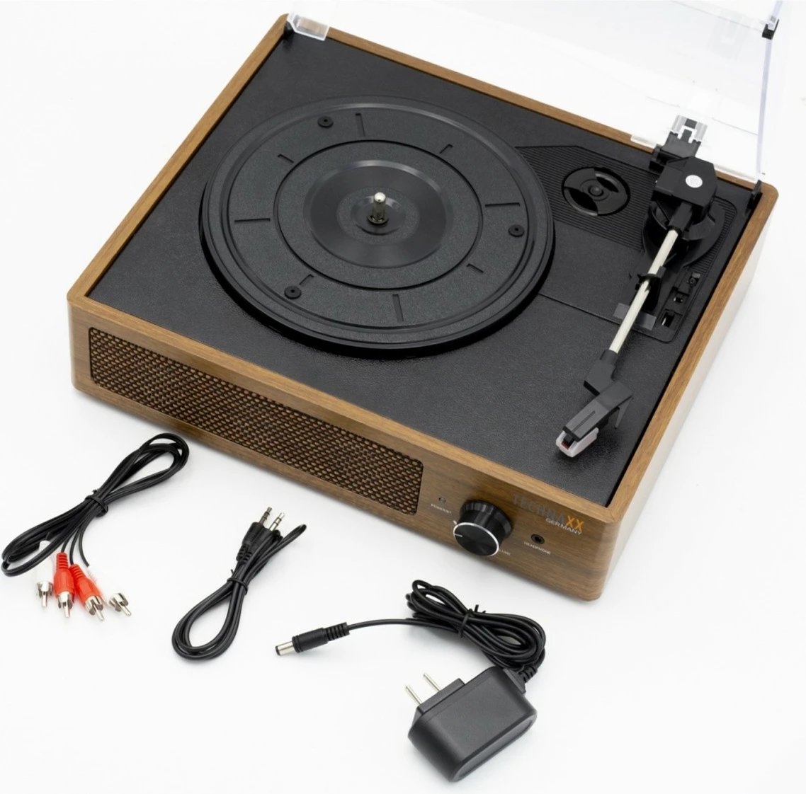 Gramofon Technaxx TX-186 retro me Bluetooth, USB, 33/45/78 rpm, Kafe/Dru