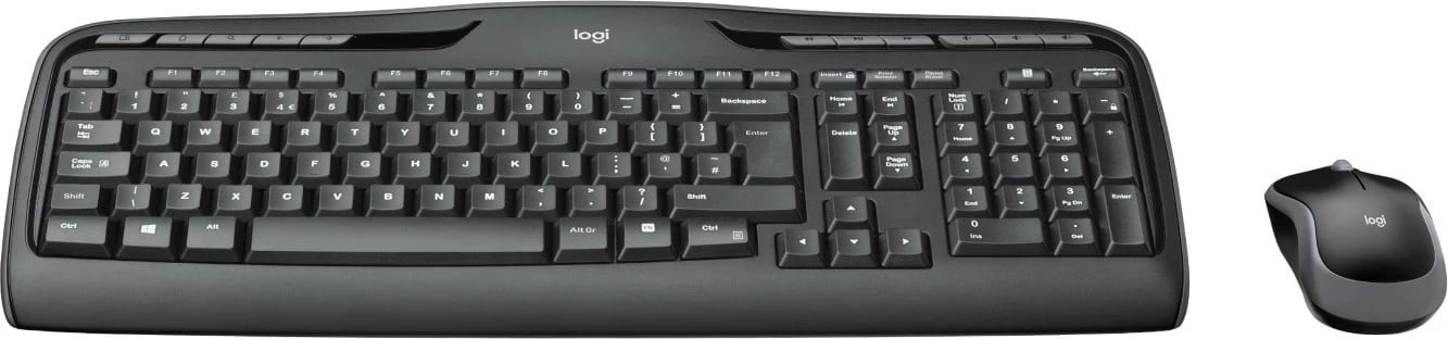 Set tastierë dhe maus Logitech MK330, të zeza
