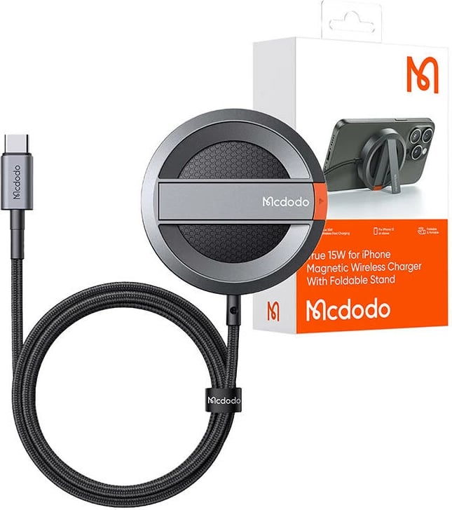 Karikues wireless Mcdodo CH-5500, 15W, për iPhone, i zi