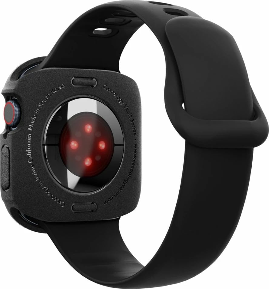 Mbështjellës Spigen Caseology Vault për Apple Watch 10, 46 mm, i zi