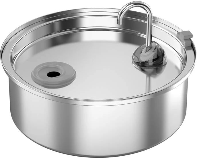 Shatërvan uji për kafshë, Oneisall PWF-002, 7 L, çelik inox, i qetë 35 dB
