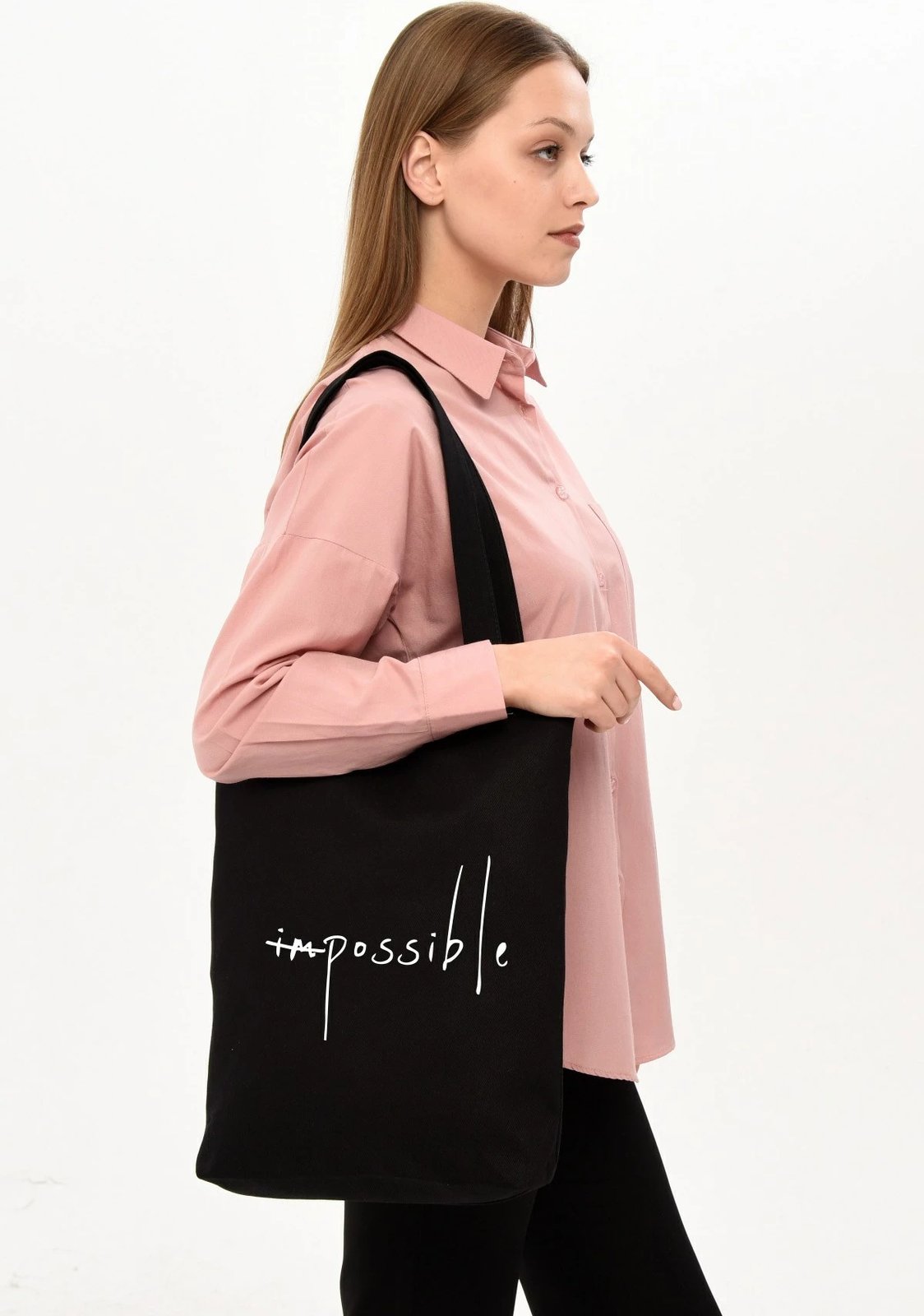 Çantë tote Zoozie Bags, e zezë, 1508
