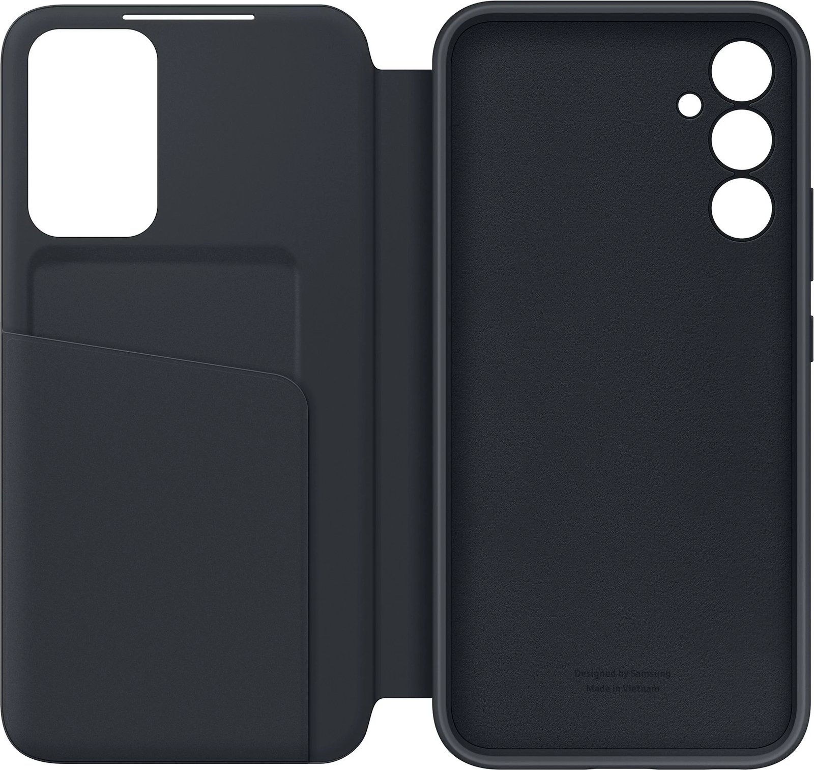 Mbështjellës Samsung EF-ZA346 për Galaxy A34, wallet case, 6.6 inch, e zezë
