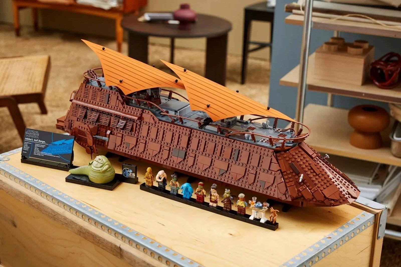 Set LEGO Star Wars Jabba's Sail Barge 75397, për të rritur, Kafe