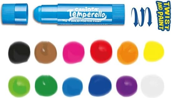 Markerë Carioca Temperello 12 Ngjyra