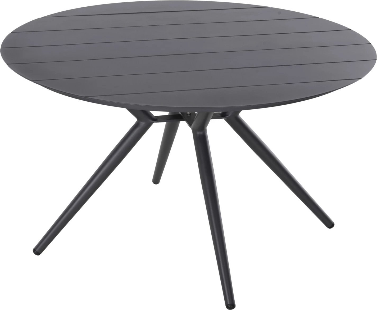 Tavolinë e jashtme e rrumbullakët HIGER FH6061.03 alumini antracit Φ126Χ73H cm