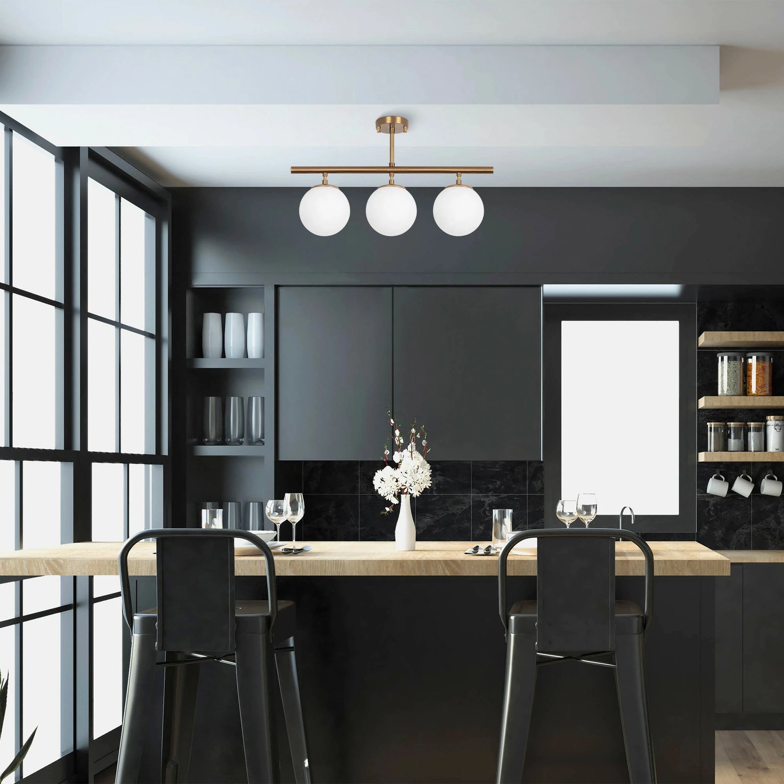 Llambë tavani vintage Opviq, Atmaca - 10270