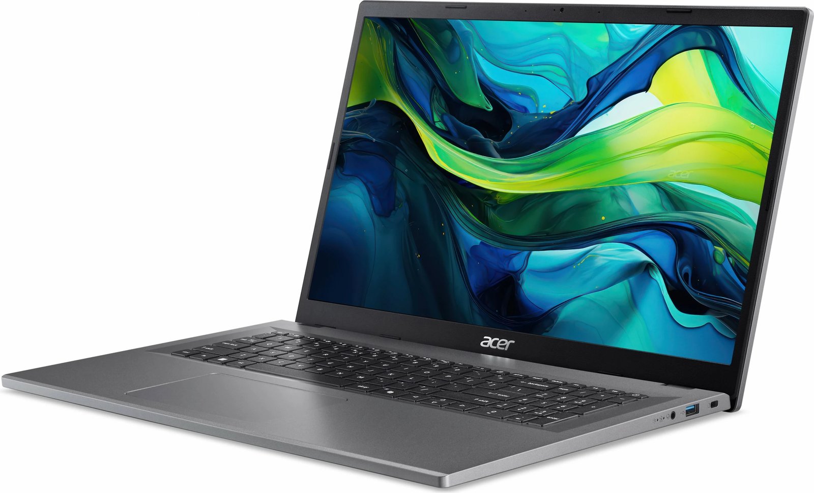 Laptop Acer Aspire Go 17 AG17-31P-34GB, i3-N355, 16GB RAM, 512GB SSD, Linux, gri