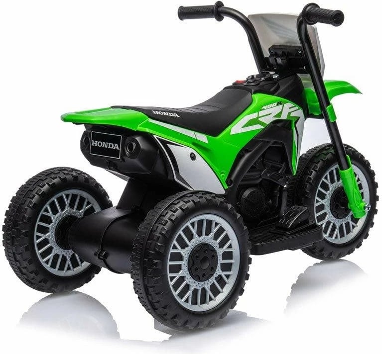Motoçikletë elektrike lodër, Baby Mix Honda CRF 450R, tri rrota, e gjelbër