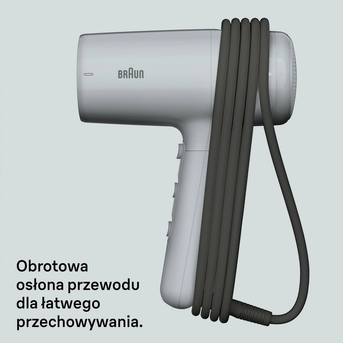 Tharëse flokësh, Braun, HD211E, 2100W, 3 nivele nxehtësie, kabllo 1.95 m, me koncentrator, e bardhë