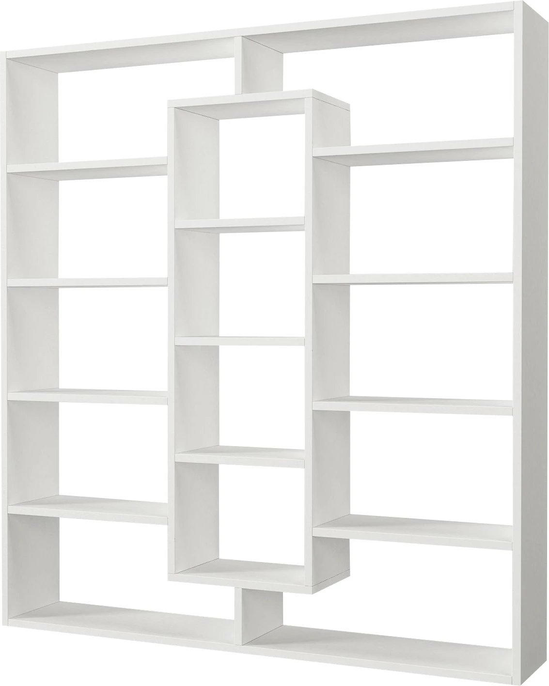 Raft librash Hanah Home, Ample, i bardhë