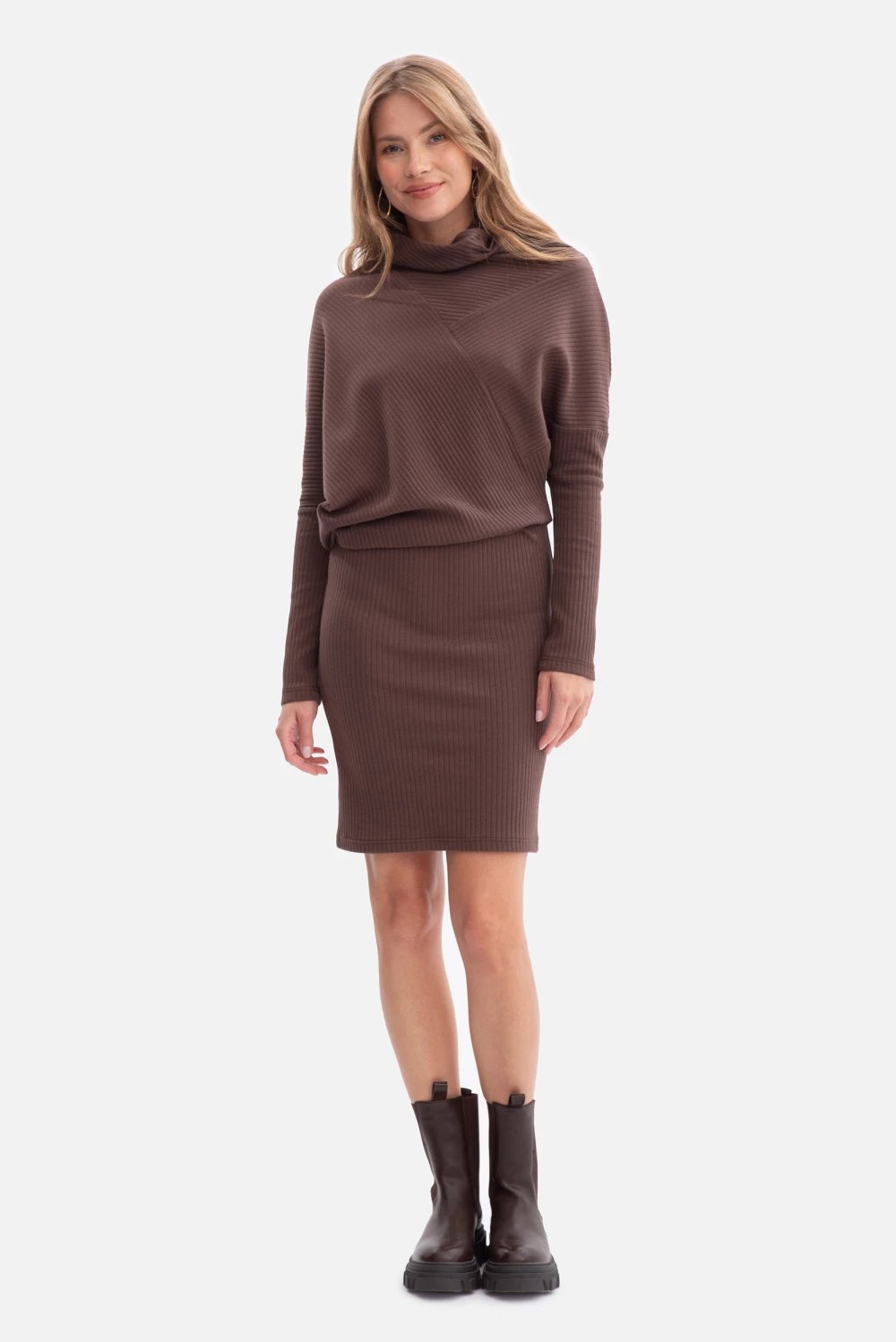 Fustan BeWear 218627 femra, kafe