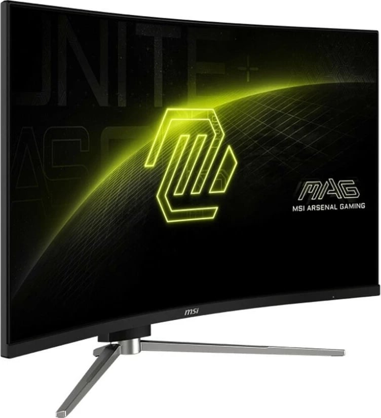 Monitor MSI MAG 325CQRXF E2, 31.5 inç, QHD, 240Hz, 0.5ms, kurriz i lakuar, zi