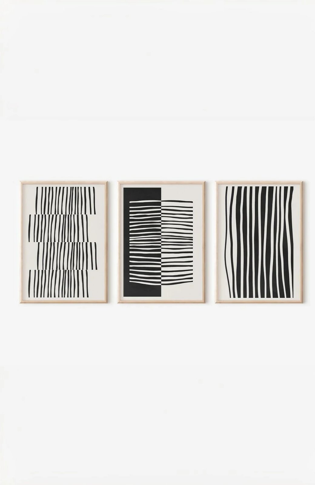 Piktura dekorative me kornizë (3 copë), Wallity, 3Dartsohoset78