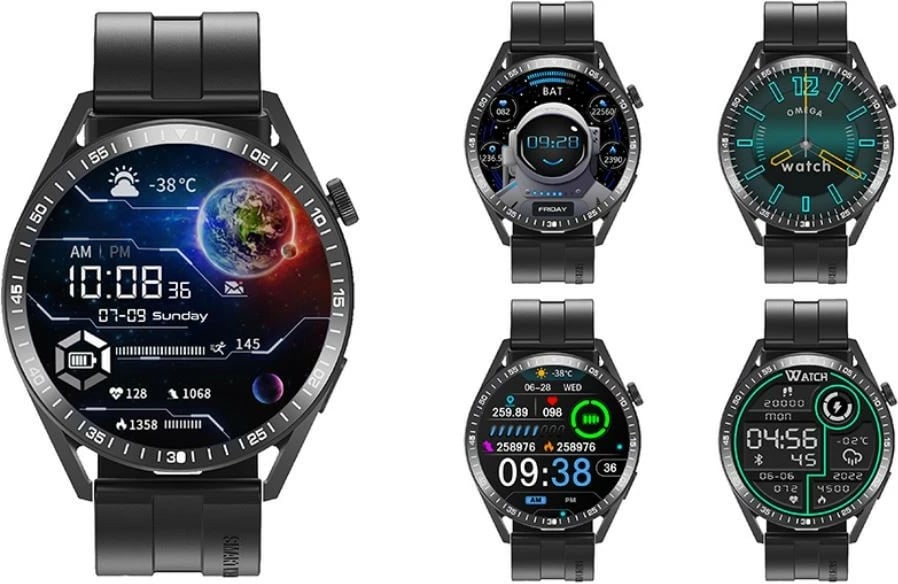Smartwatch Tracer SM8V ONYX, 1.28", Bluetooth, i zi Smartwatch Tracer SM8V ONYX, 1.28", Bluetooth, i zi