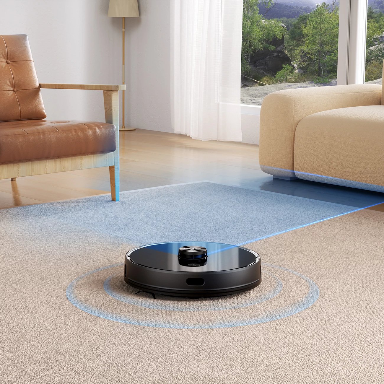 Robot pastrues UWANT U100 Lite me mop, stacion karikimi, Gri Robot pastrues UWANT U100 Lite me mop, stacion karikimi, Gri