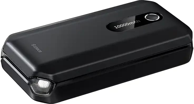 Jump starter Baseus CGNL020101, 10000mAh, 1000A, USB, e zezë