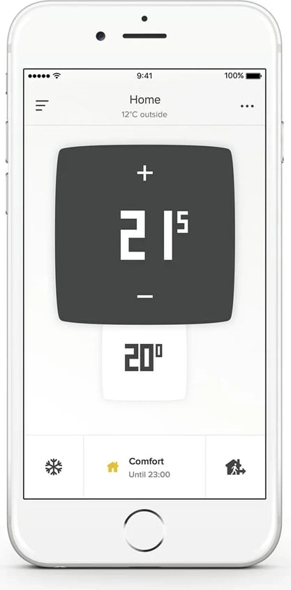 Termostat i mençur NETATMO NTH01-EN-EU, i bardhë