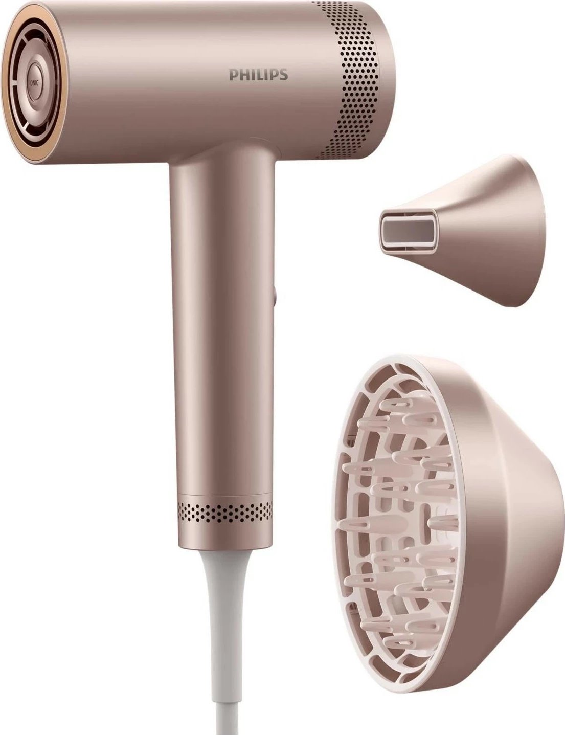 Tharëse flokësh Philips 8000 BHD837/10, rozë