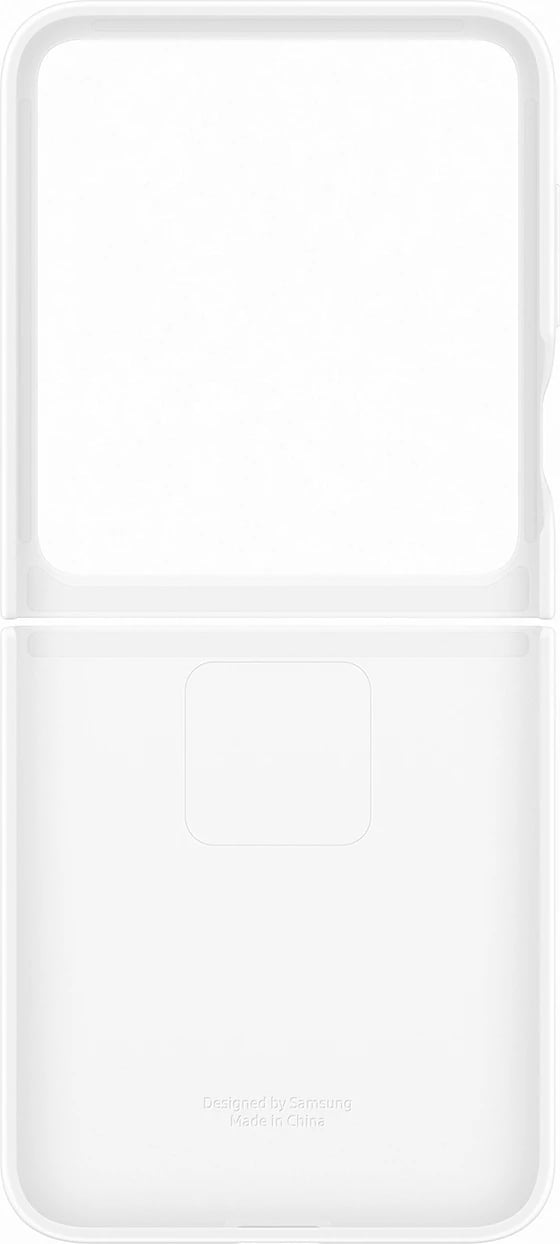 Mbështjellës silikon Samsung Galaxy Z Flip7 FE me unazë, Bardhë