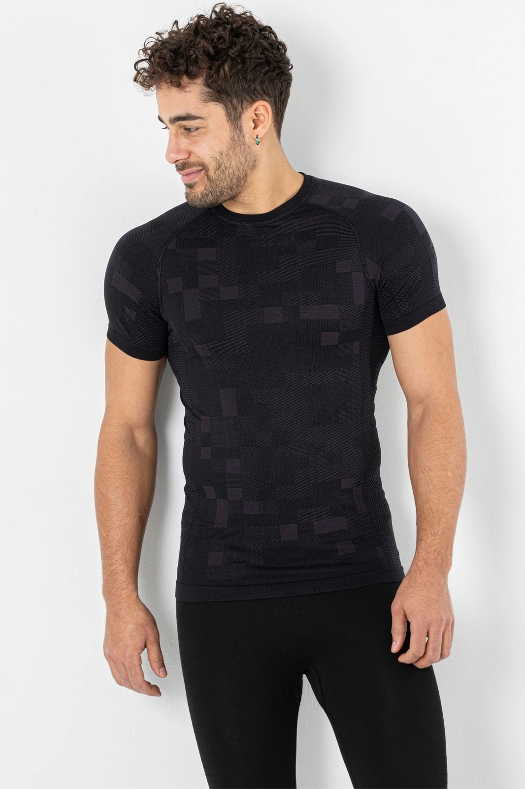 Bluzë sportive për burra, Jumeon, 001-001358008, e zezë/gri