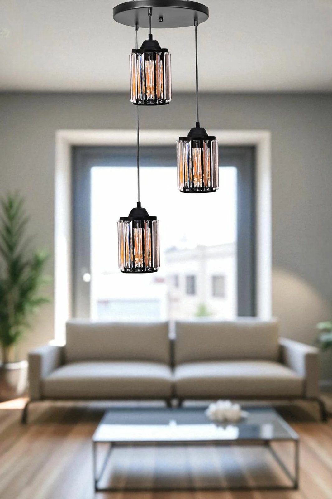 Llambë tavani Opviq, e zezë, 9040-3