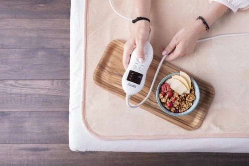 nënçarçaf elektrik Adler CR 7423 150x80 cm, timer, 8 nivele, 60W, bej